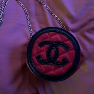 Chic Red Quilted Bag